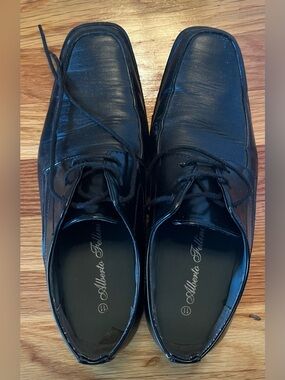 Men’s Alberto Fellini Black Dress Shoes- 11